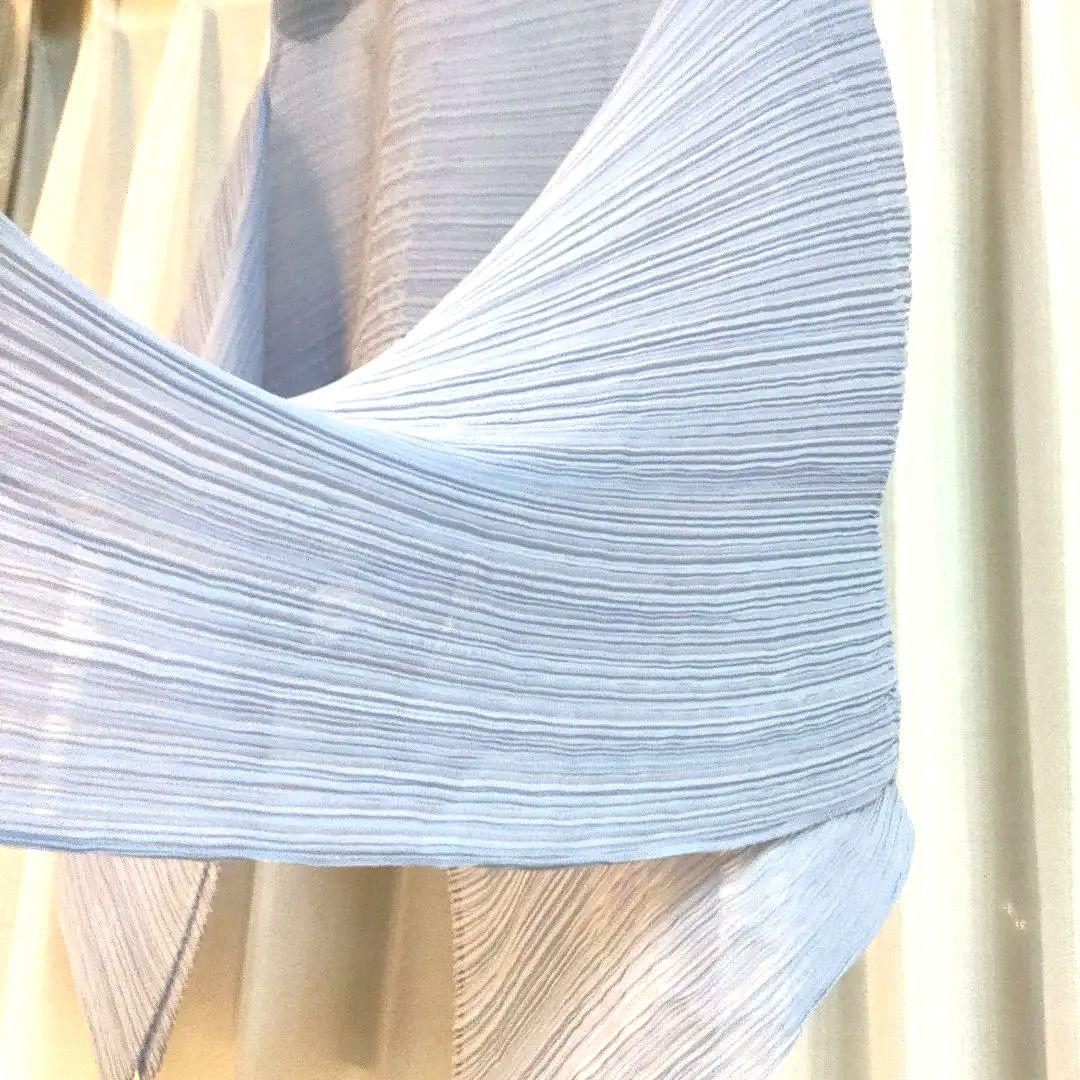 美品　プリーツプリーズ　マダムT　イッセイミヤケ　大判マフラー