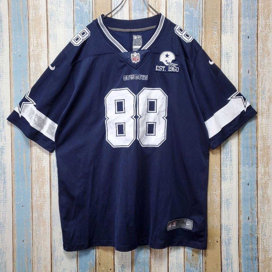 1307☆ナイキ☆NFLカウボーイズ☆アメフトゲームシャツ☆ユニフォーム☆刺繍