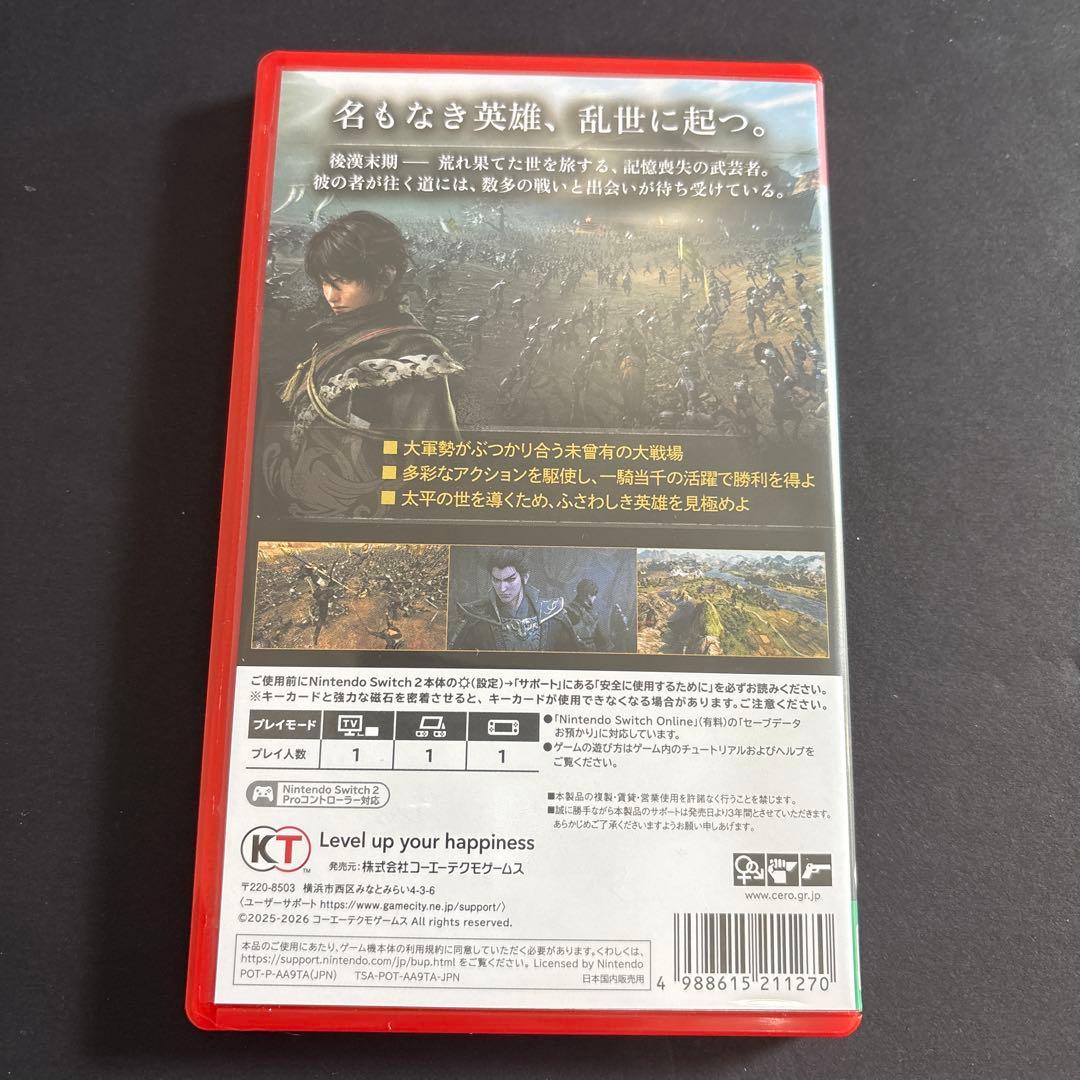 早期購入特典付き♡真・三國無双 ORIGINS Switch 2 美品