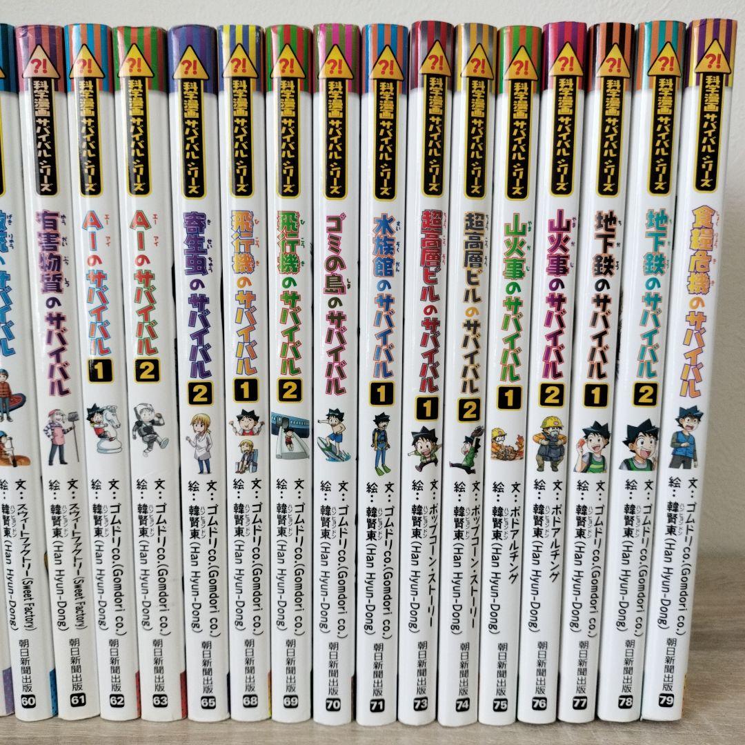 科学漫画サバイバルシリーズ　全21巻セット