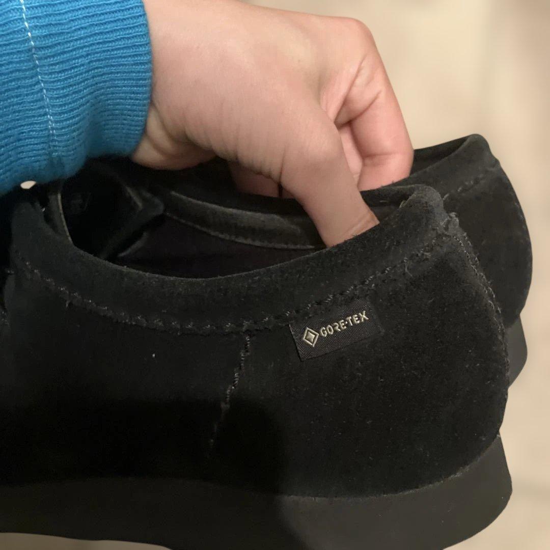 Clarks Wallabee GORE-TEX UK7 おまけ付き ブラック