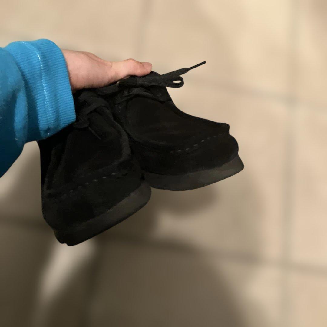 Clarks Wallabee GORE-TEX UK7 おまけ付き ブラック