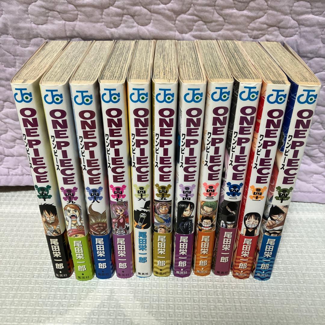 【初版・帯付き】「ONE PIECE」マンガ　第40巻～第50巻の計11冊セット