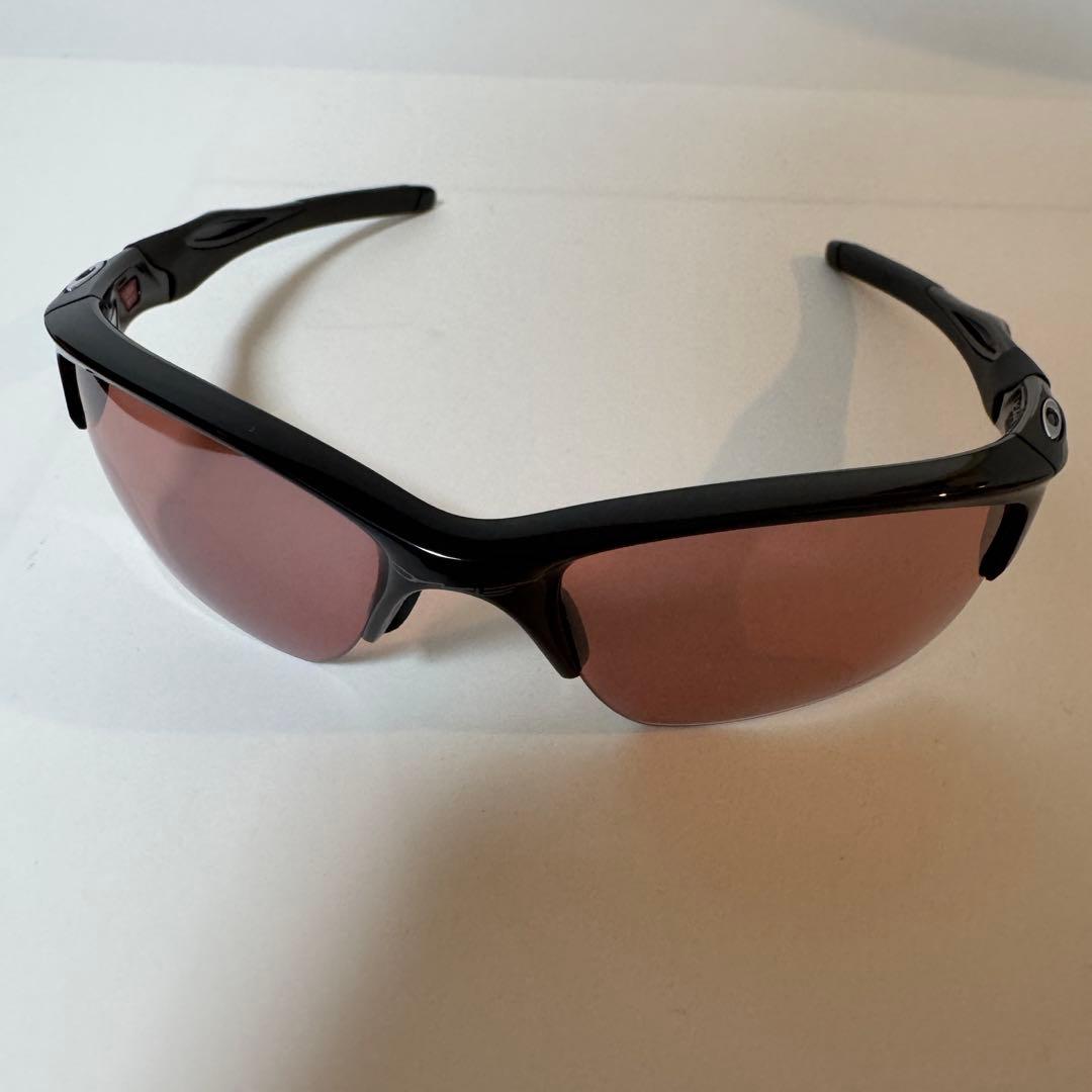 OAKLEY ブラックフレーム ピンクレンズ サングラス 袋付き