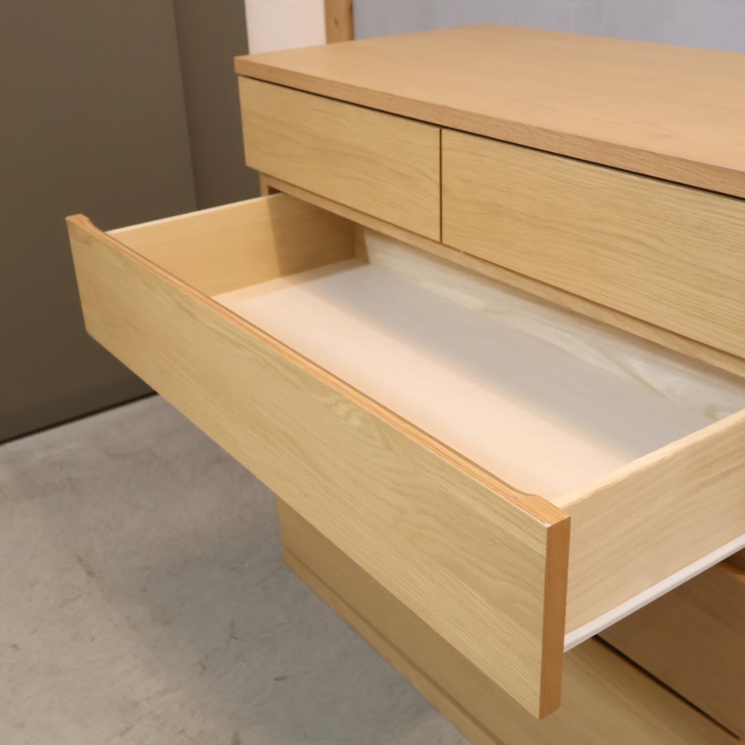 無印良品 MUJI オーク材 チェスト4段 北欧スタイル ナチュラルテイスト