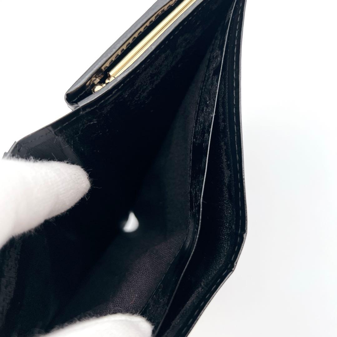 【外観美品】ジバンシー GIVENCHY ヴィンテージ　折り財布　総柄　ガマ口