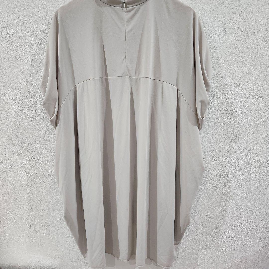 【美品】アドーア ドライタッチ スムース トップス ベージュ 38
