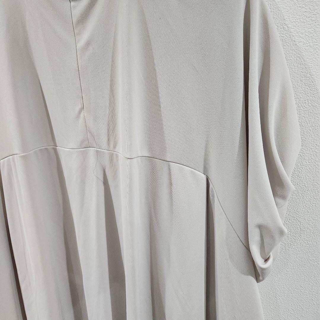 【美品】アドーア ドライタッチ スムース トップス ベージュ 38