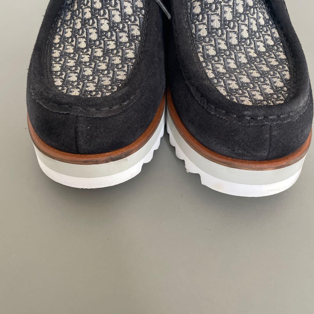 美品♡メンズディオールオブリーク ボートスェードレザーシューズ ¥158000
