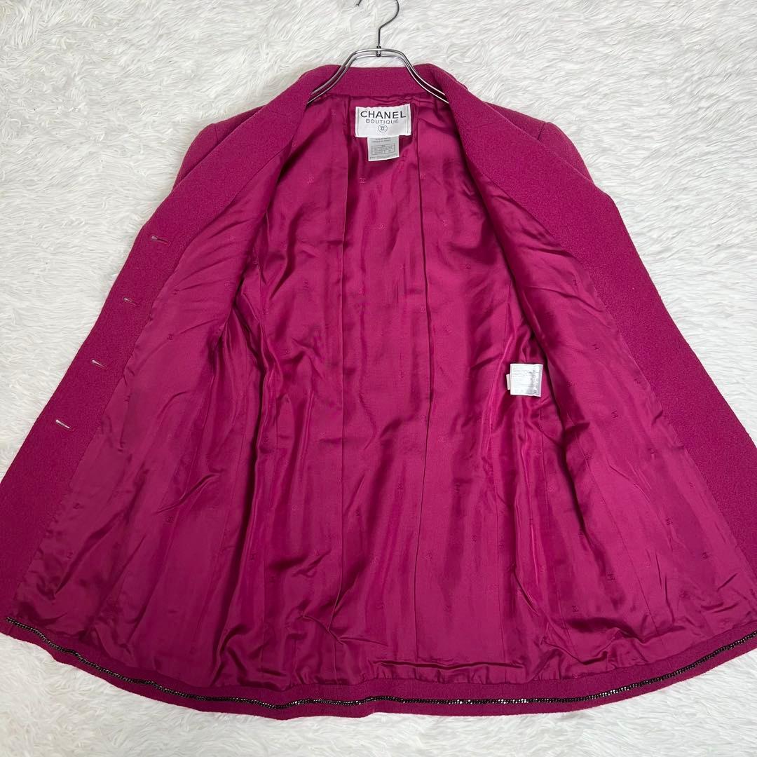 ココマーク✨ CHANEL シャネル ツイードシングルジャケット 4B 98A