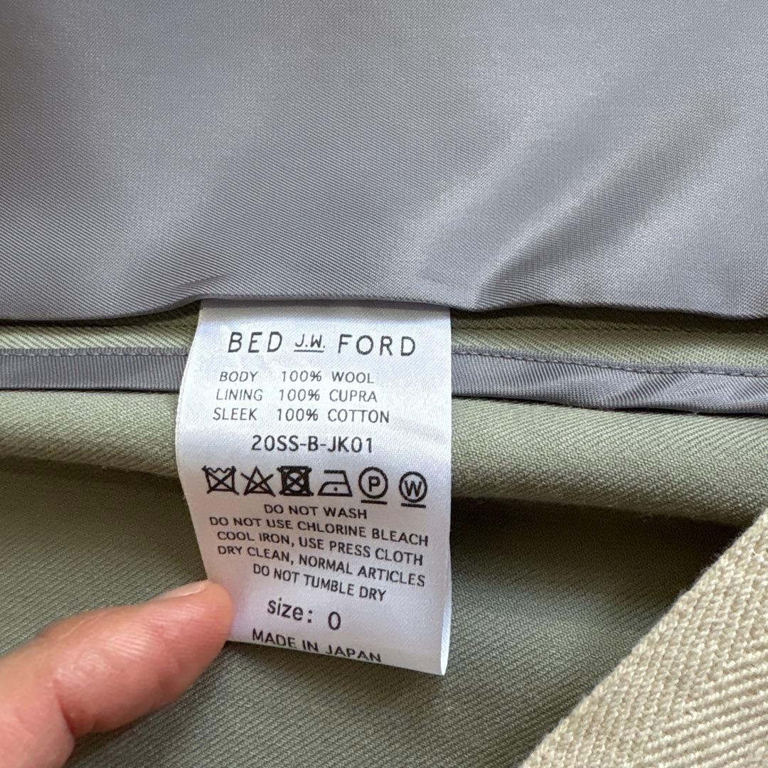 bed j.w ford 20ss ミドル丈ジャケット