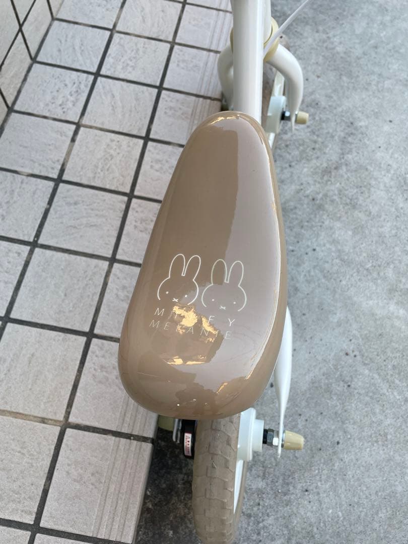 美品　ミッフィー キックバイク 子供用 ストライダー　トレーニングバイク