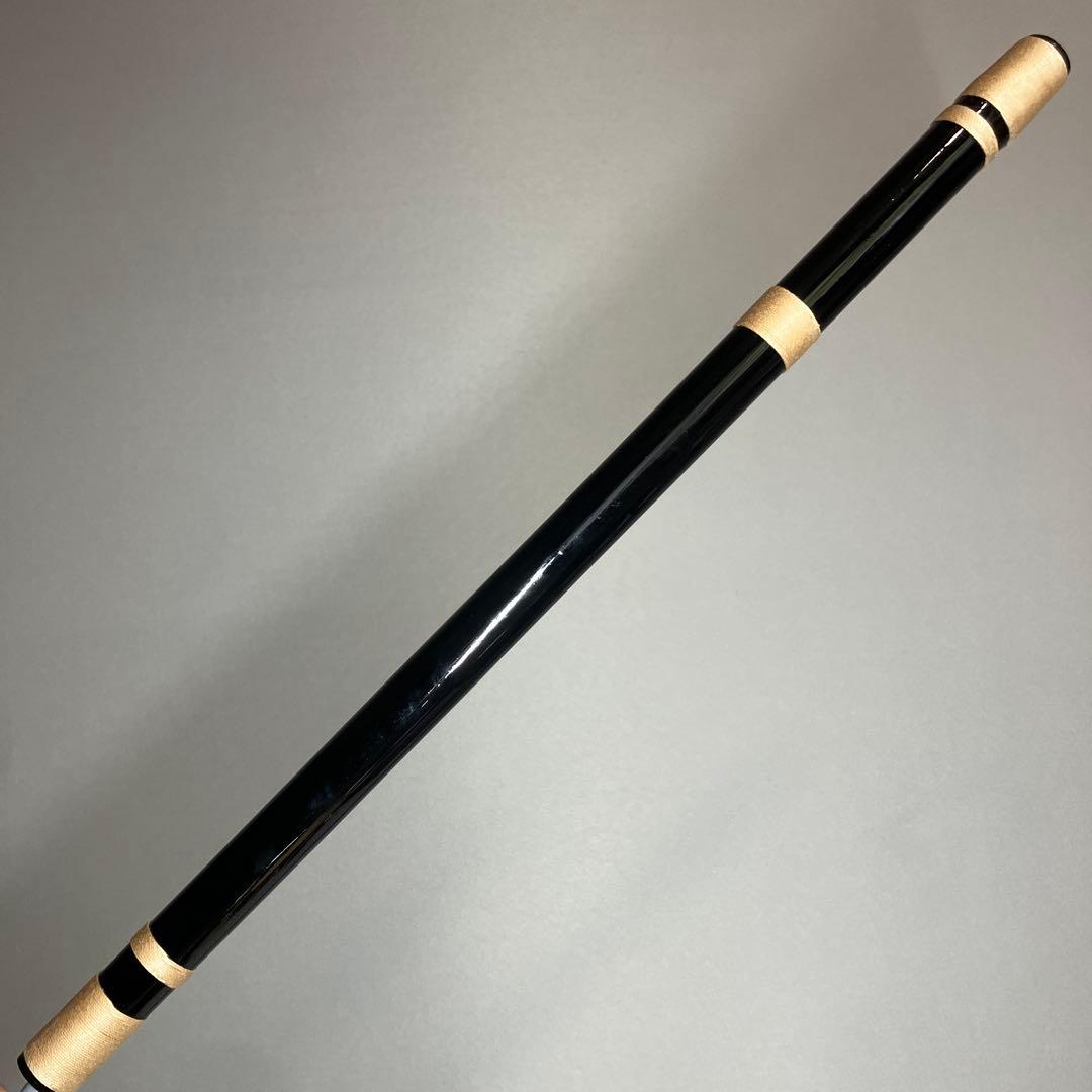篠笛七本調子 B菅ドレミ調 MR7-106 天地糸巻西洋音階 竹笛 和楽器 黒塗