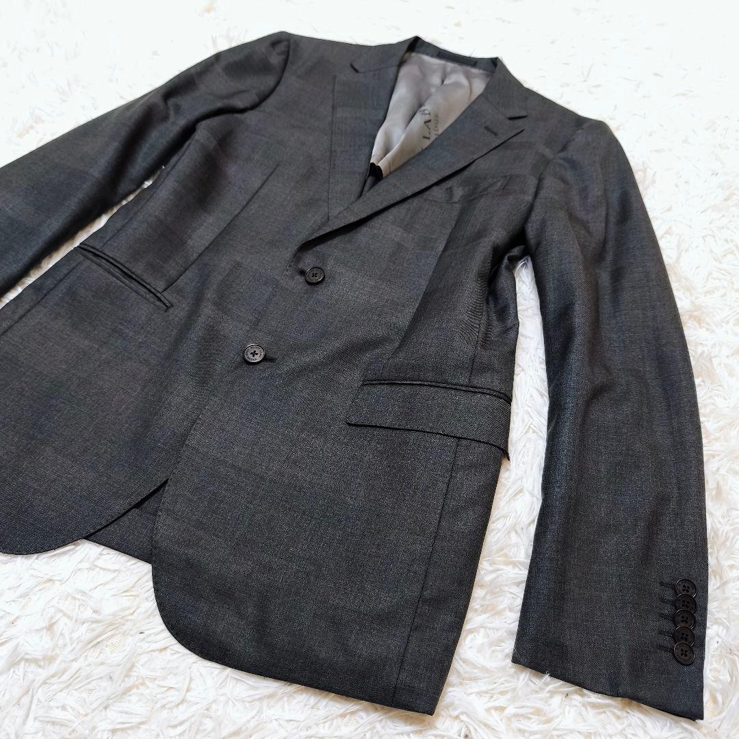 美品 近年モデルブラックレーベルクレストブリッジシャドーチェック柄ジャケットXL
