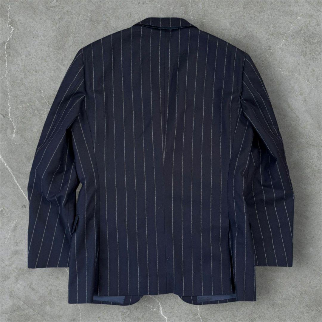 BEAMS F × Lolo piana フランネルジャケット ネイビー