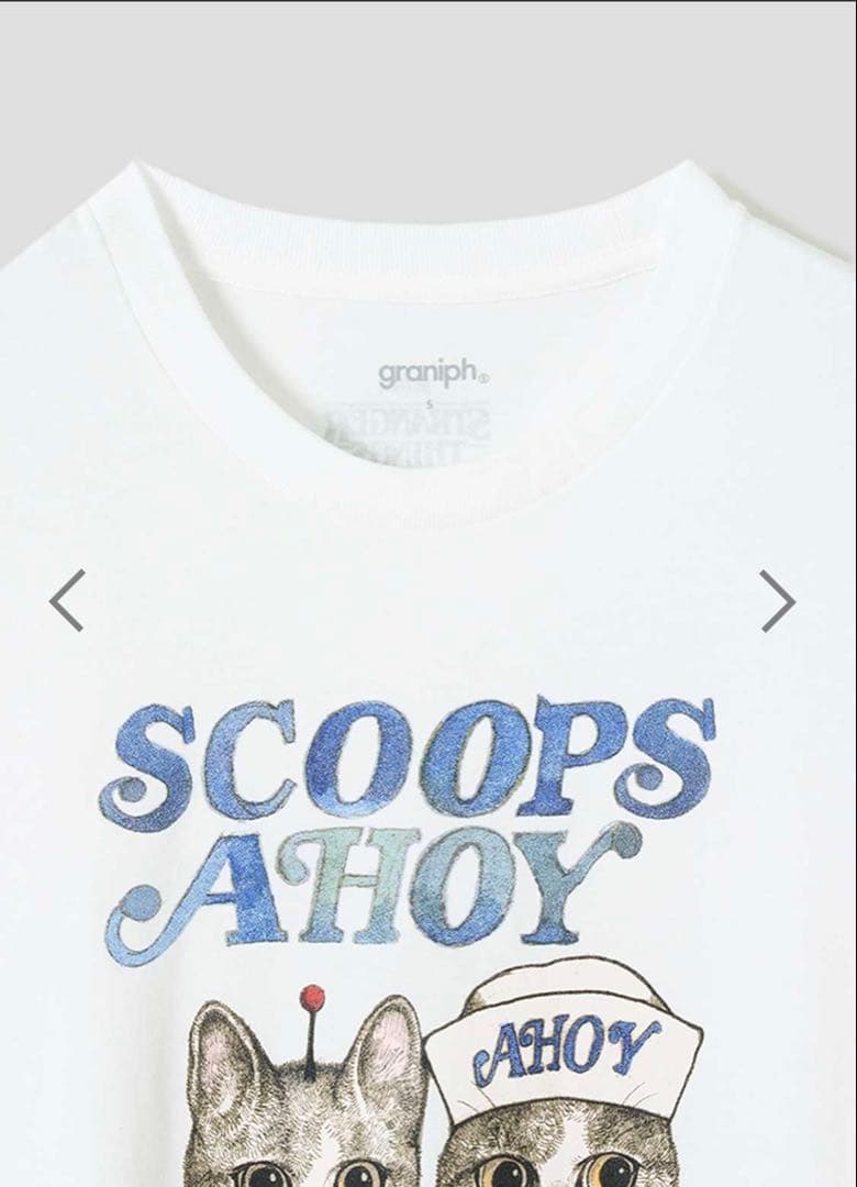 SCOOPS AHOY drawn by ヒグチユウコ　Tシャツ　グラニフ　L