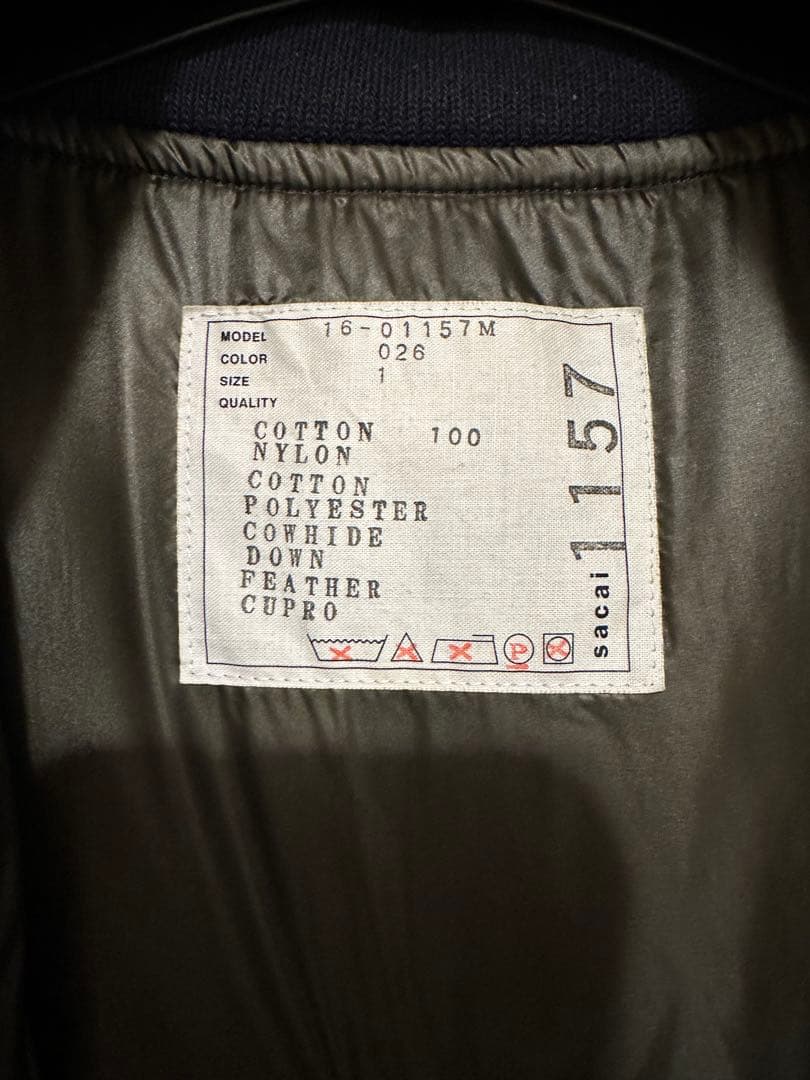 SACAI モッズコート Sサイズ