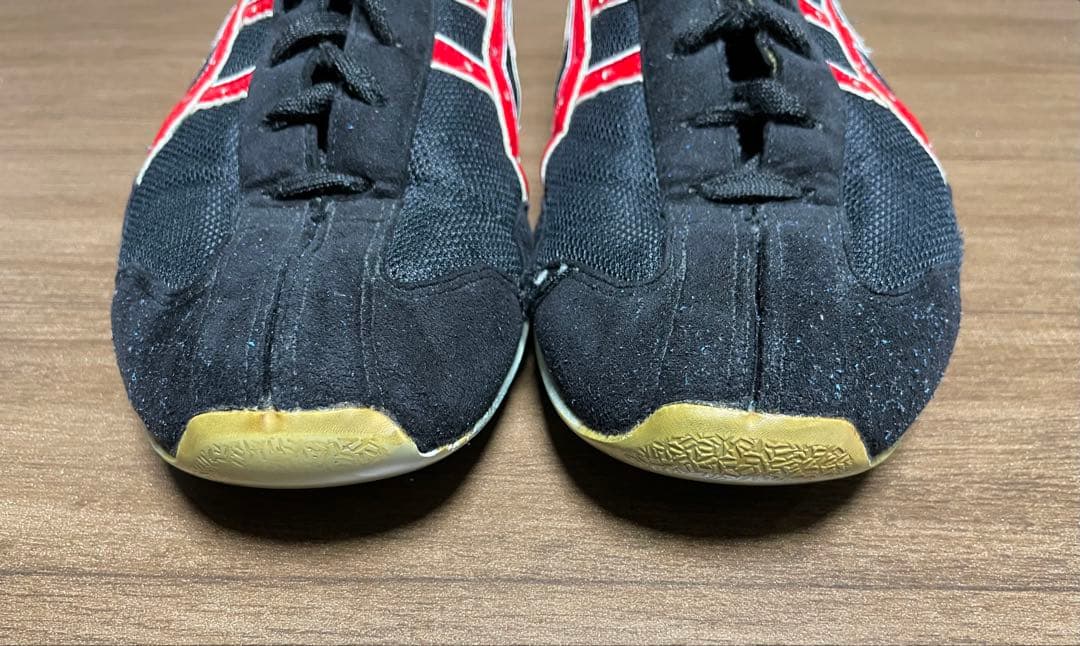 【即日発送】ASICS ボクシングシューズ ブラック/レッド 販売終了モデル