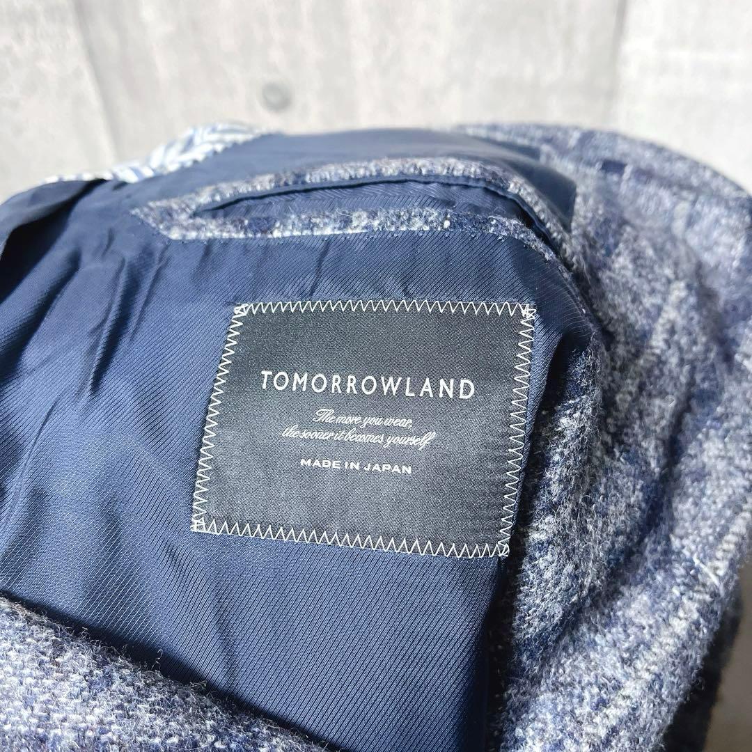 TOMORROWLAND トゥモローランド メンズ ツイードジャケット グレー