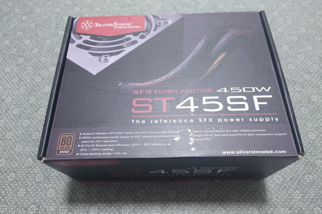 SilverStone ST450SF 450W SFX 電源ユニット V3.0