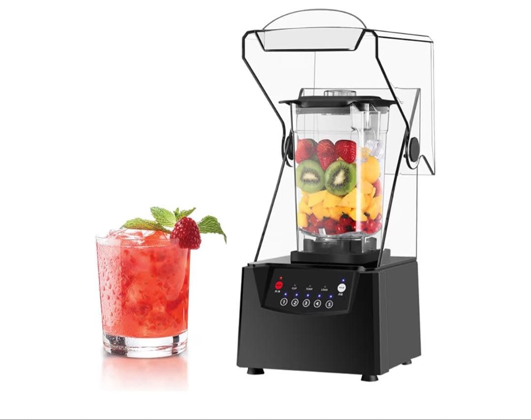 PEIXEN 防音カバー付き2リットルブレンダースムージーマシン