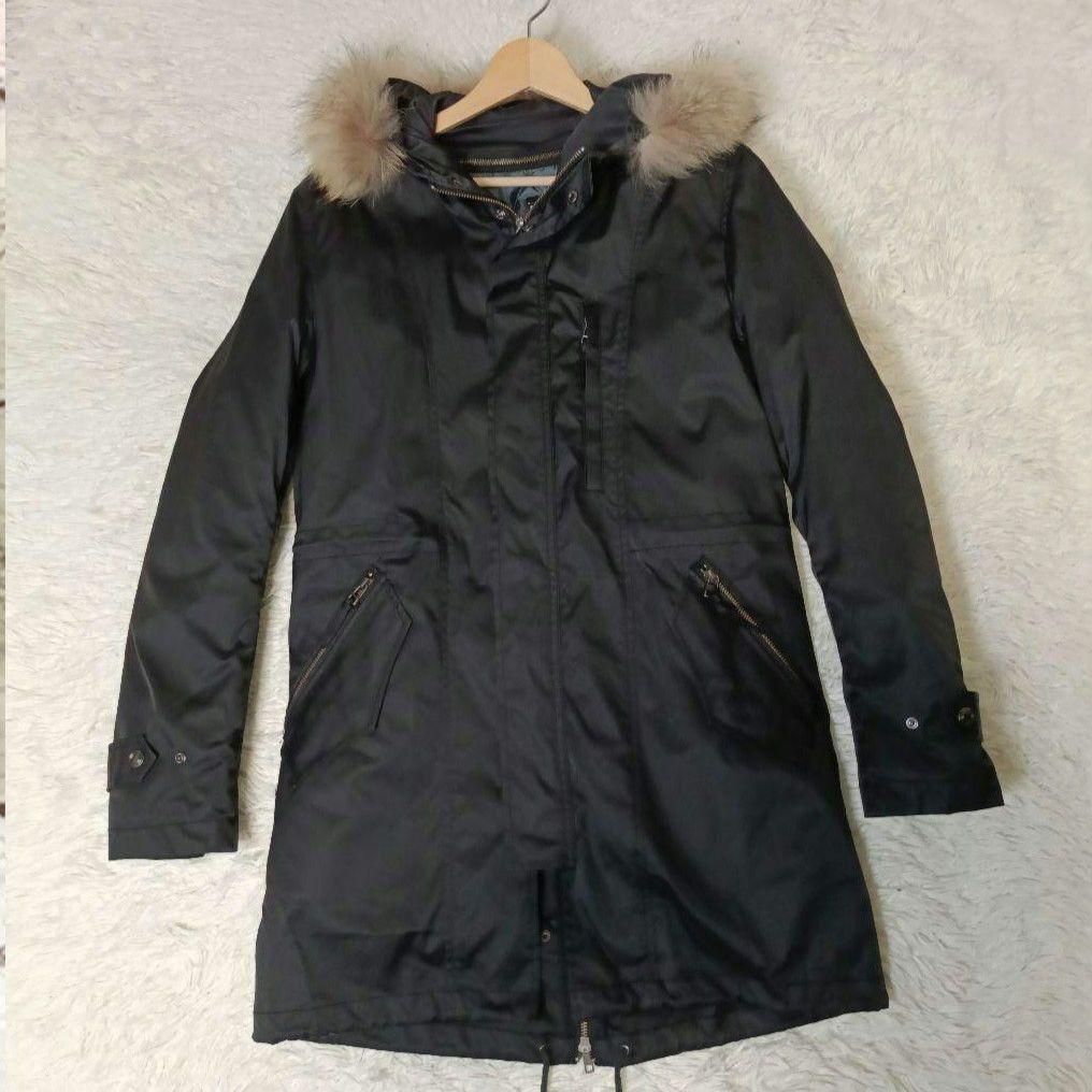 極美品■TORNADO MART ライナー付 モッズコート ブラック