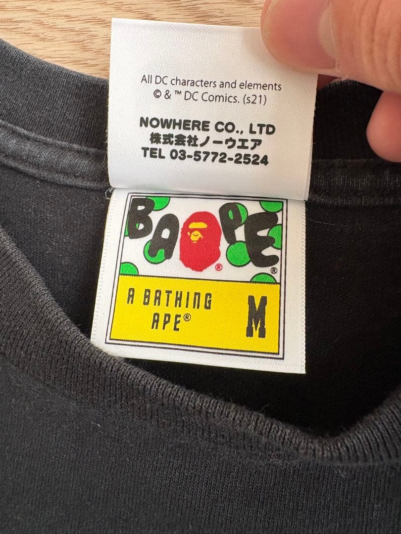 入手困難 BATMAN Tシャツ Mサイズ A BATHING APE