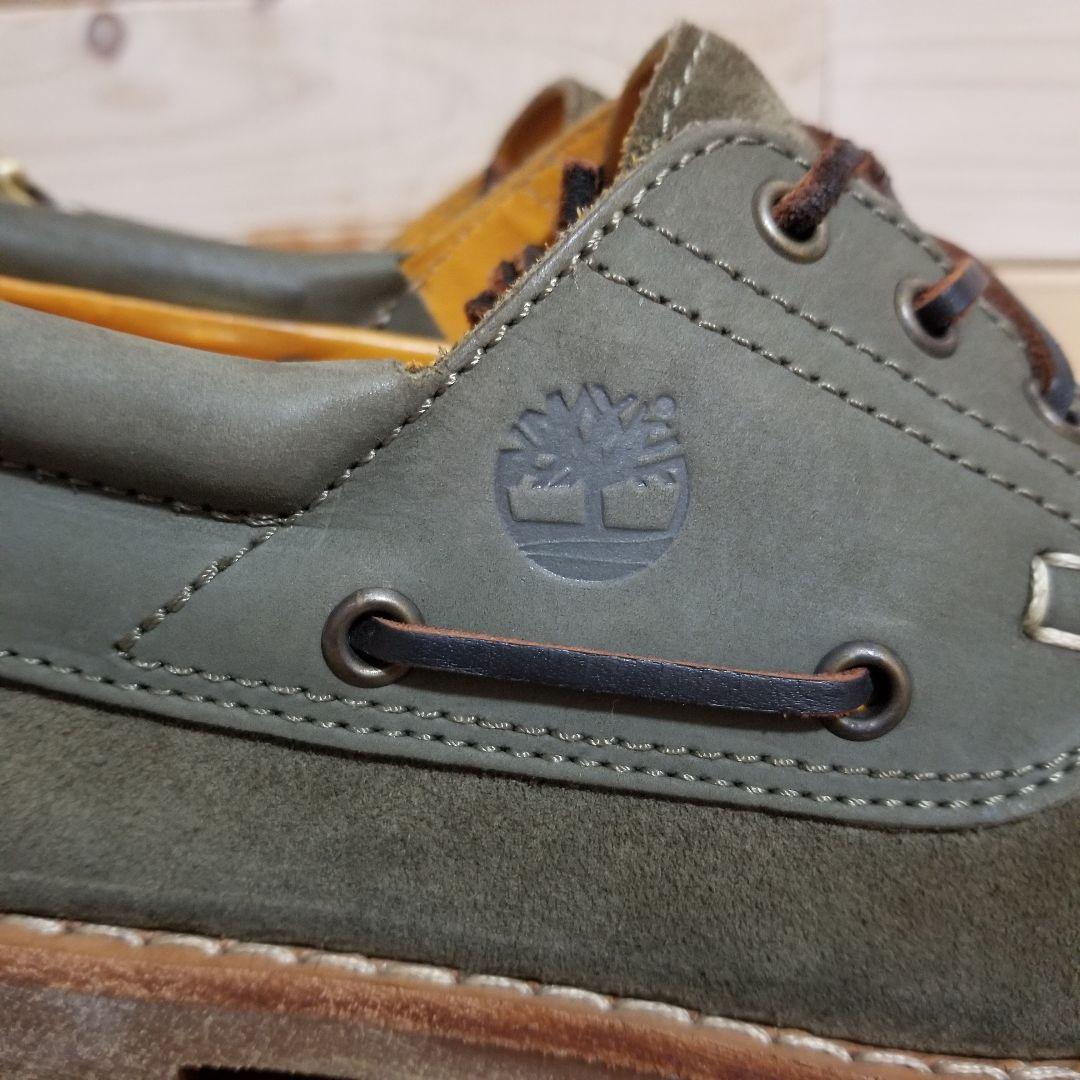美品　Timberland ティンバーランド 3eye スリーアイ 26 カーキ