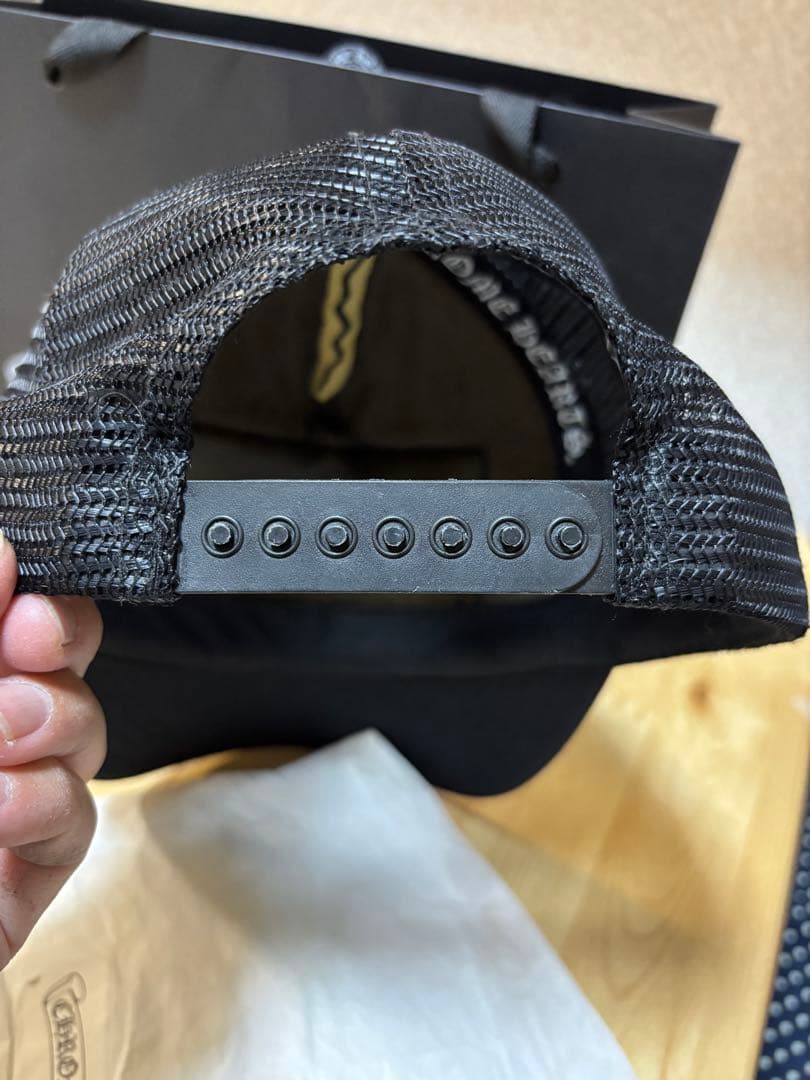 【美品】確実正規品　クロムハーツキャップ　国内正規品　ブラック