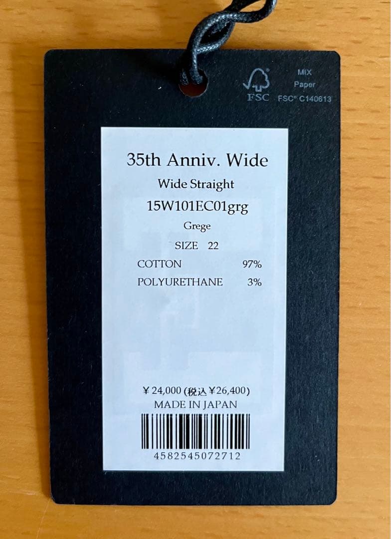 RED CARD TOKYO【別注】35th Anniversary Wide