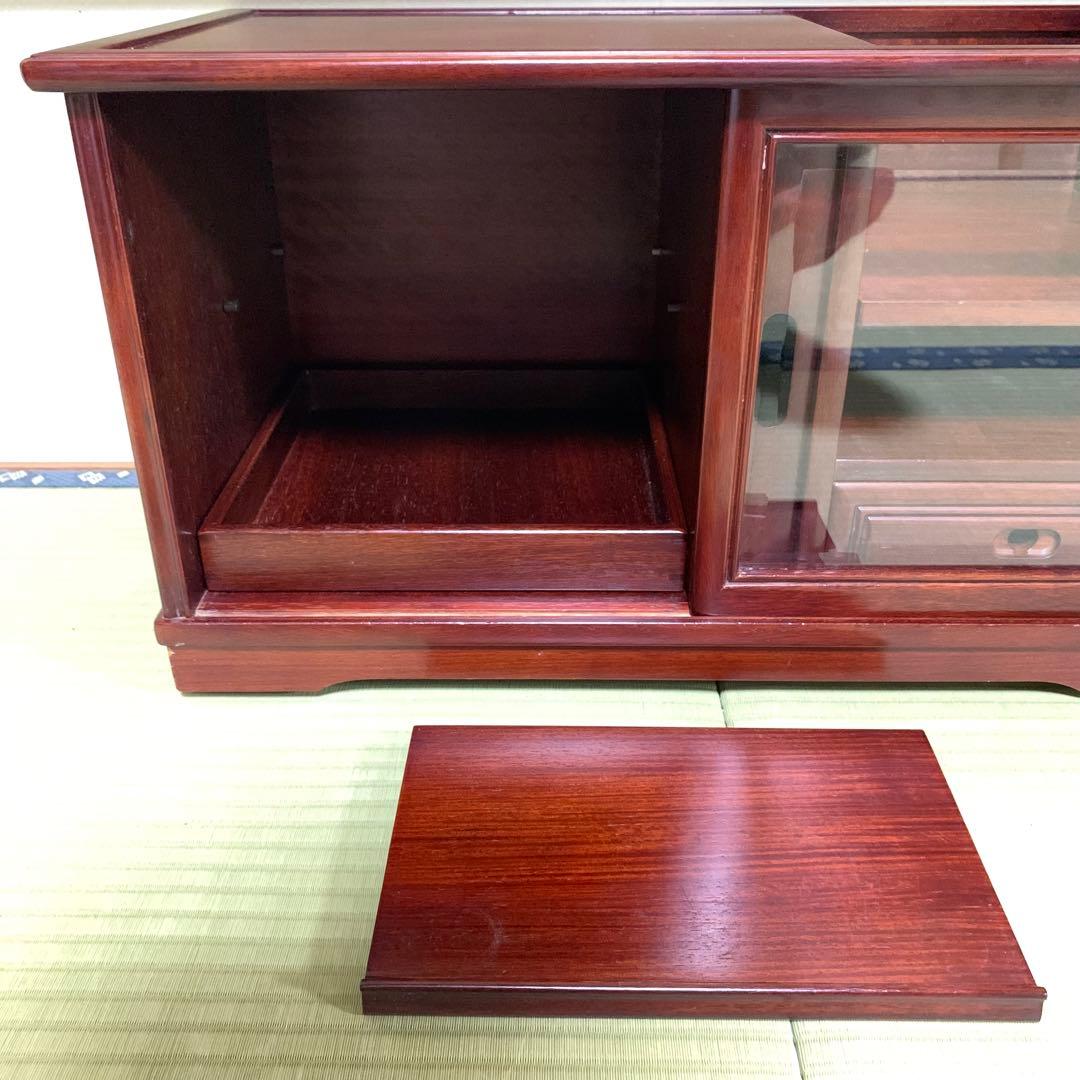 ★*★様 【良好】Karimoku ポットワゴン　茶箪笥 飾り棚和風　レトロ家具