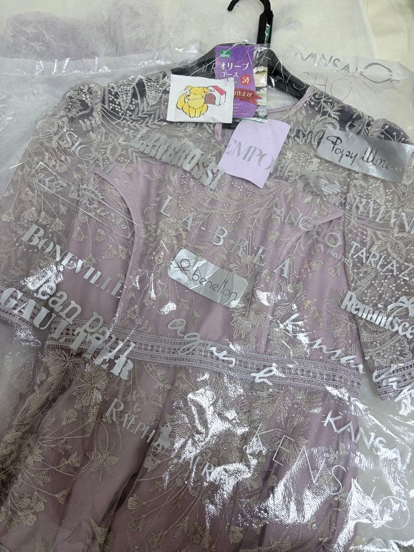 Dorry Doll ラダーレースドレス ピンク M