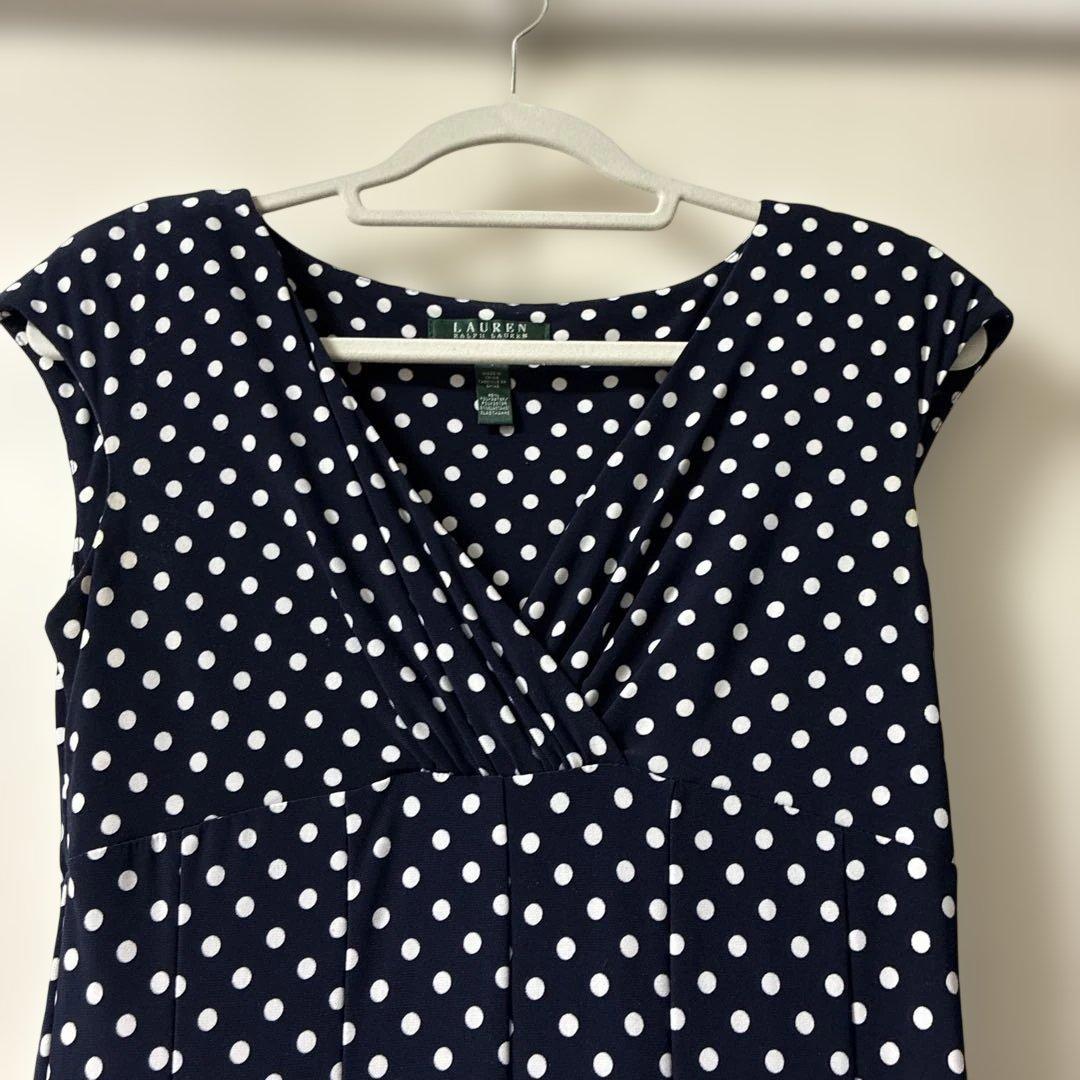 LAUREN RALPH LAUREN カシュクール　ワンピース　ドット　4