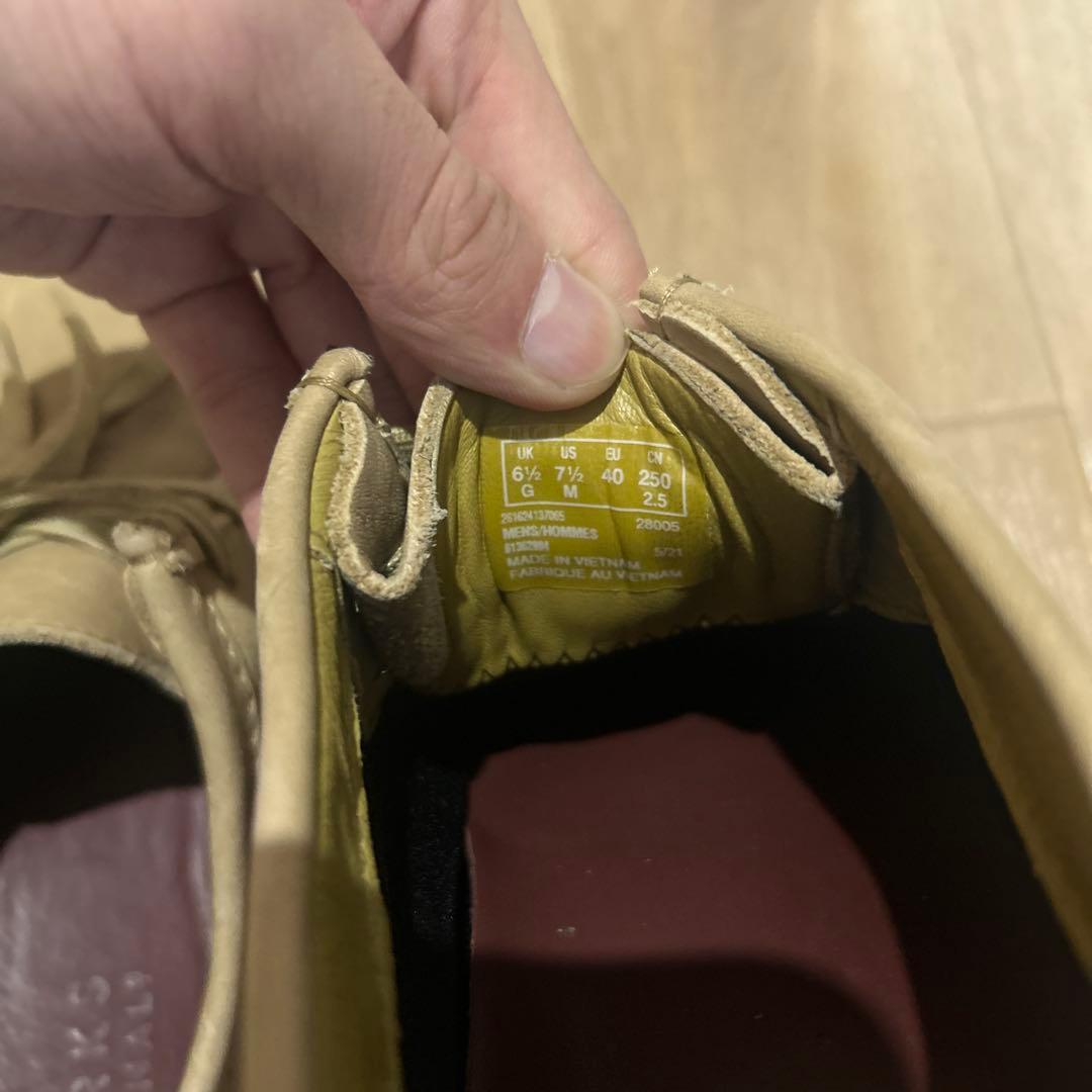 Clarks ワラビー ゴアテックス モカシンシューズ