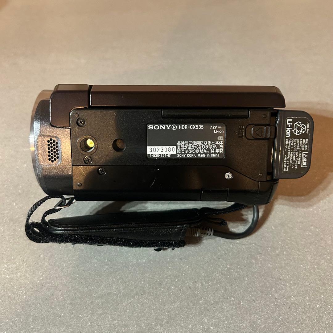 SONY HDR-CX535 ビデオカメラ フルHD 30倍ズーム 動作確認済