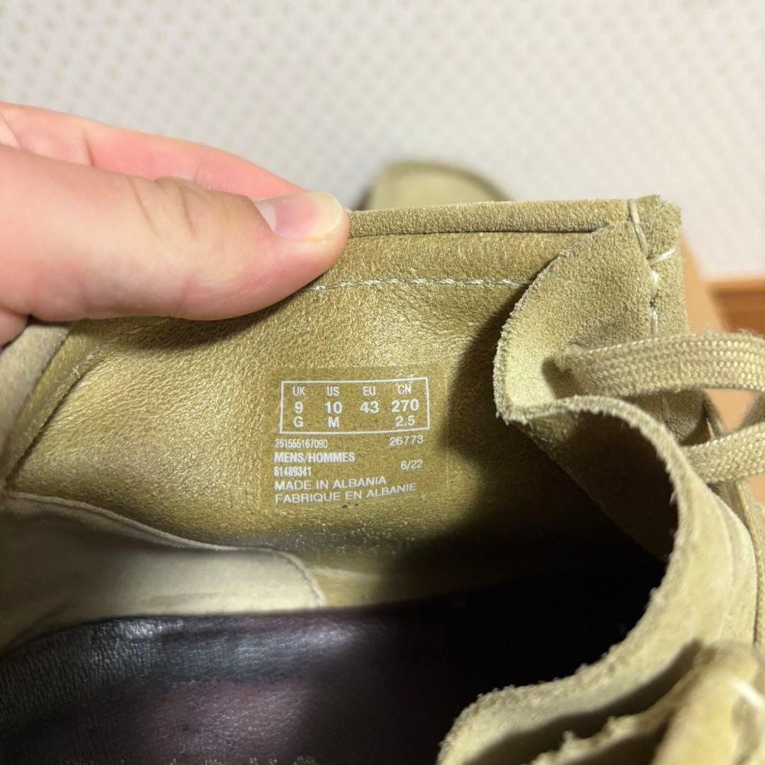 clarks ワラビー UK9