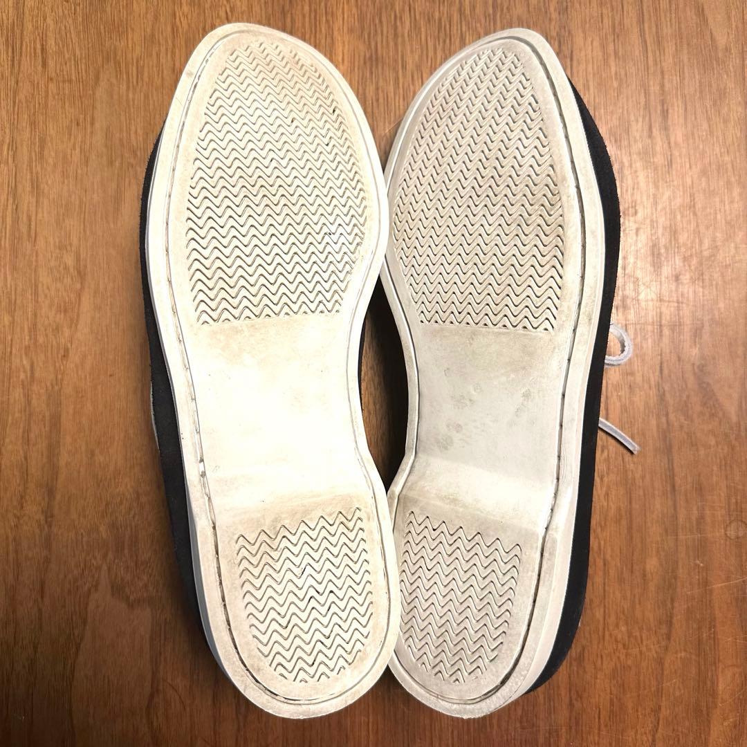 UNITED ARROWS の濃紺スウェードのデッキシューズ(美品)
