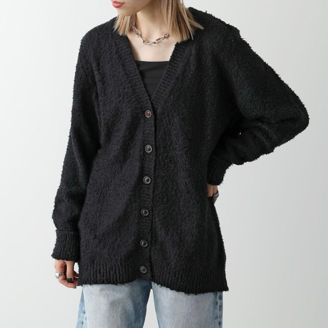 MAISON MARGIELA メゾンマルジェラ ブーグレニットカーディガン 黒