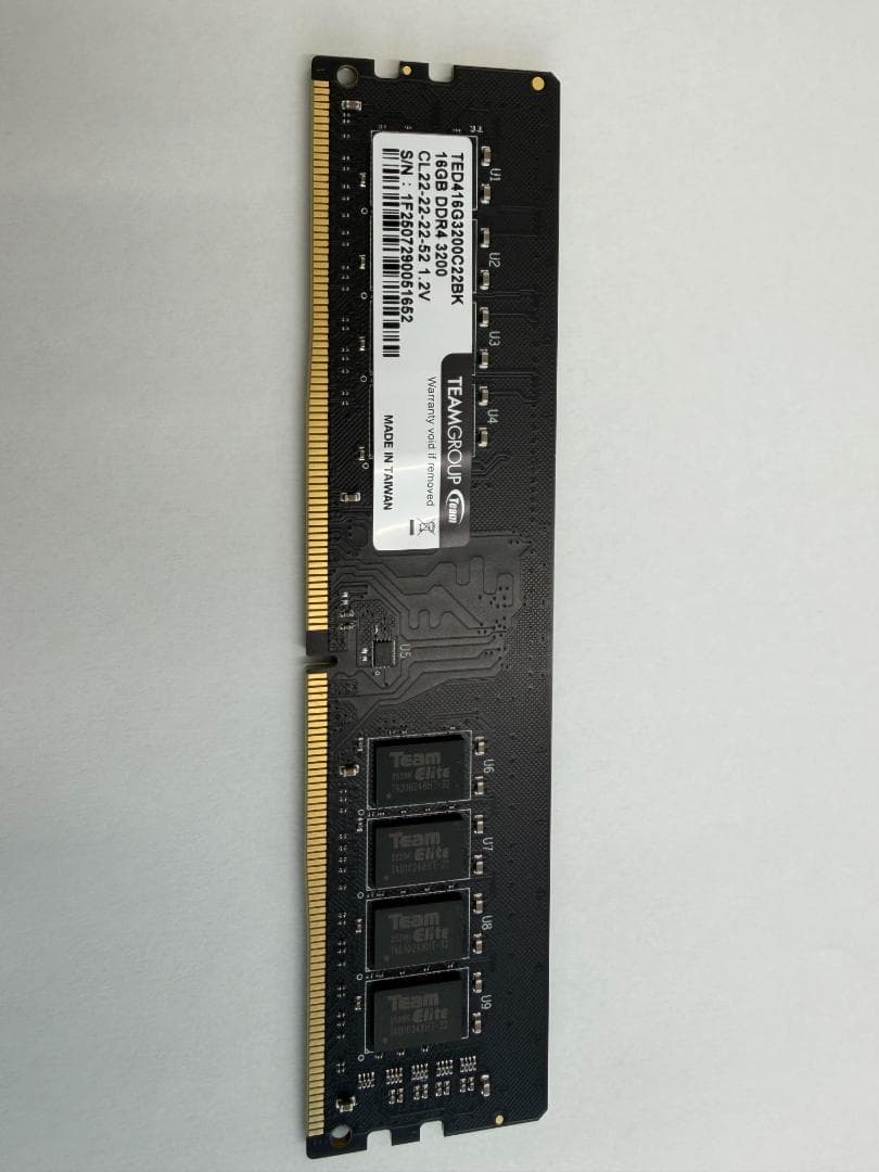 S*須様 【メモリ】 DDR 3200MHz 32GB(16GB×2本) ID:
