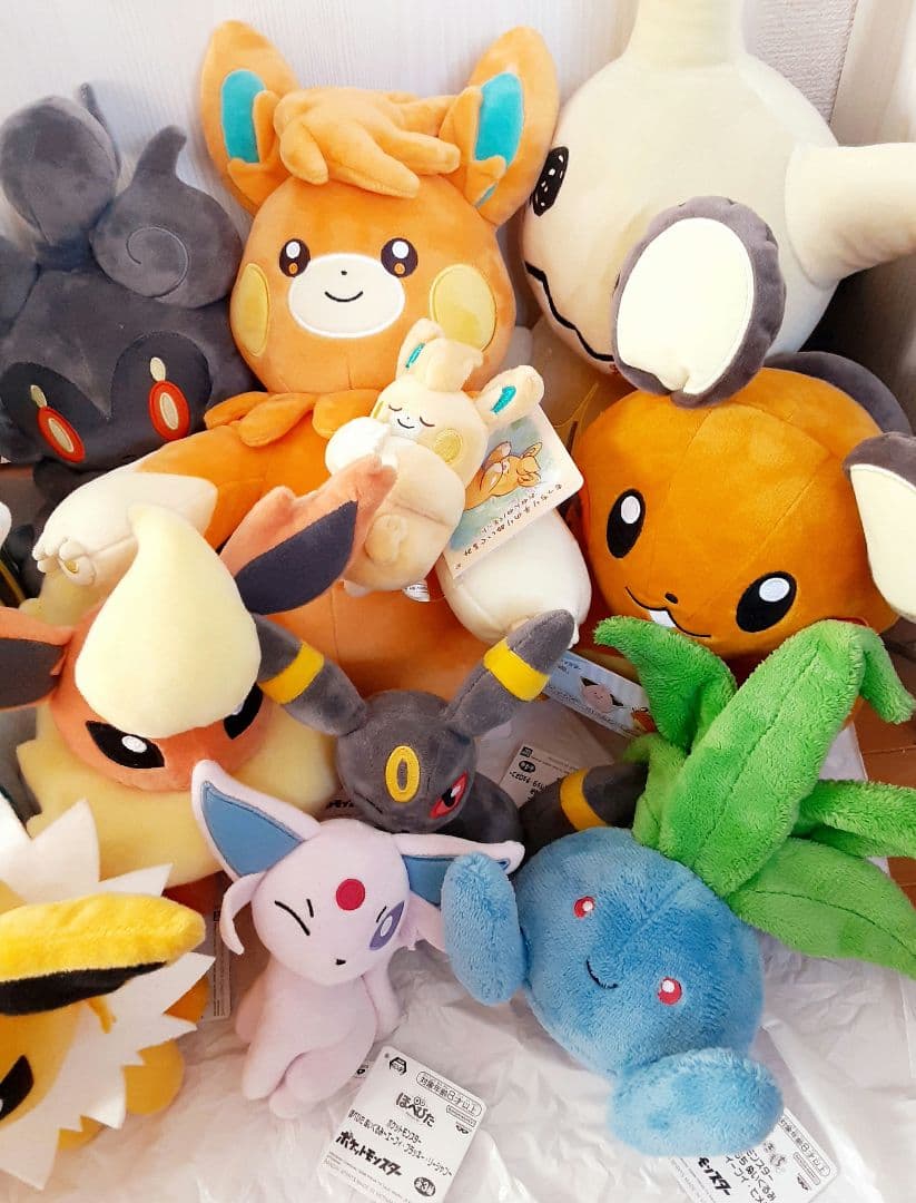 ポケモンぬいぐるみ まとめ売り ブイズ パモ デデンネ その他