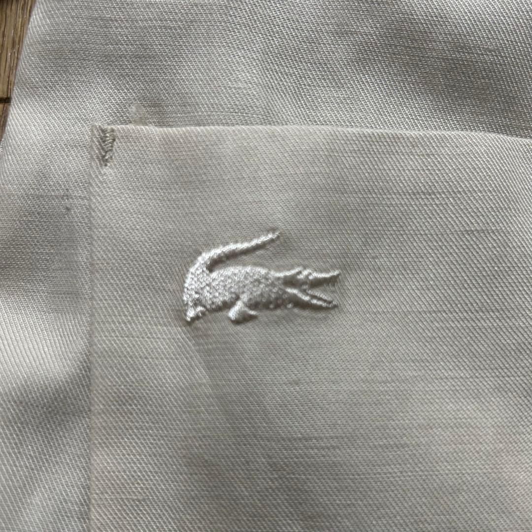 ラコステ　LACOSTE リネン混 スリムフィット テーラードジャケット L