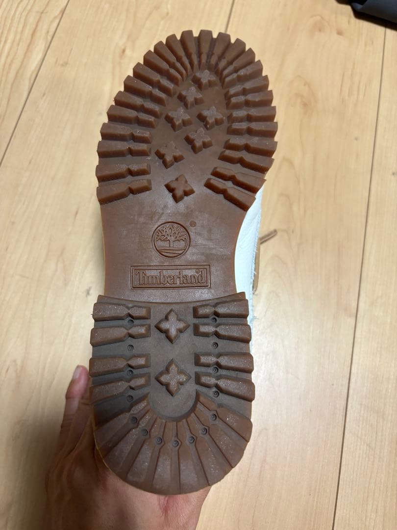 timberland 3アイレット　ホワイト　26.5