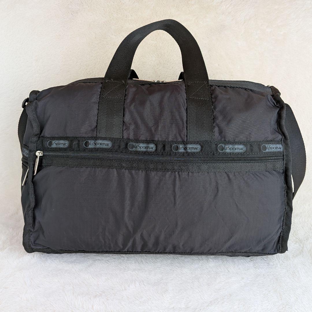 LESPORTSAC レスポートサック ボストンバッグ ショルダー ブラック 黒