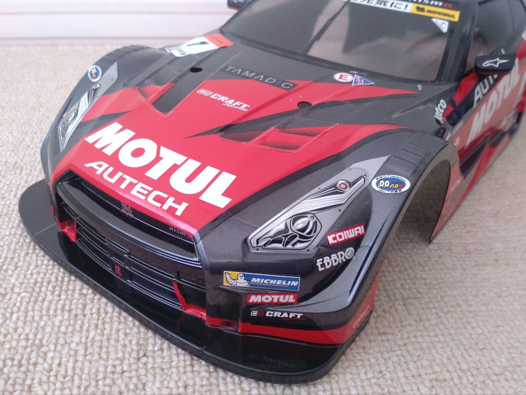 タミヤ　モチュールオーテックGTR XBシリーズボディ＆タイヤ