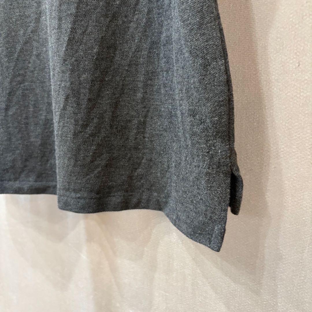 美品 POLO RALPH LAUREN ポニー刺繍 ポロシャツ グレー
