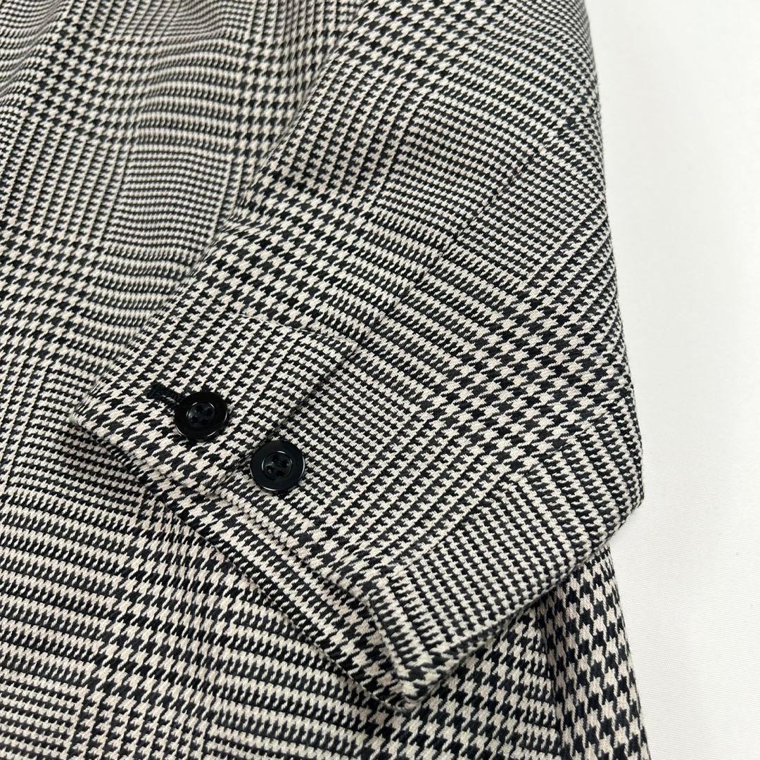 P384 美品 M ラジョコンダ ロングコート ブラック グレー レディース