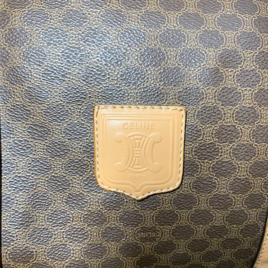 極美品！！CELINE マカダムボストンバッグ　バンドバッグ