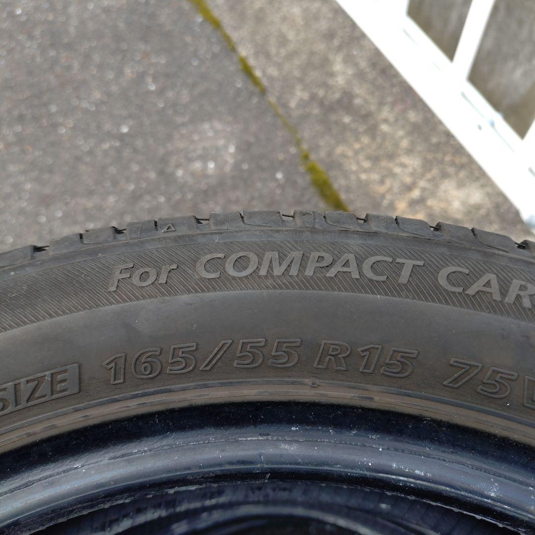 165/55R15 ブリジストン　 NH100　2021年製造　 中古4本セット