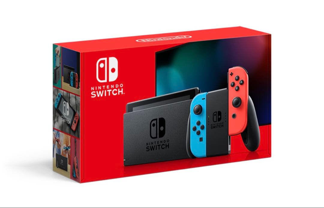 Nintendo Switch ネオンブルー/オレンジ 本体 & ガラスフィルム