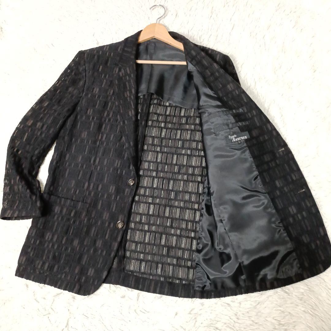 美品・希少■ANGELO JOURNEY メッシュデザイン テーラードジャケット